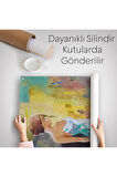 Keman Çalan Kadın Dekortif Duvar Örtüsü - Halısı-6233