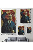 Vladimir Ilyic Lenin Dekoratif Duvar Örtüsü - Halısı-6235