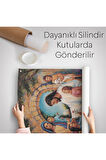 İsa Mesih ve Çocuklar Duvar Örtüsü - Halısı-6236