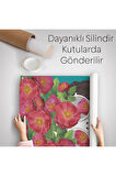 Çiçekler Saçan Optimist Kadın Duvar Örtüsü - Halısı-6269