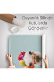 İnsan Kıyafetli Deve Kuşu Dekoratif Duvar Örtüsü - Halısı -6286