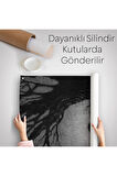 Karanlık İçindeki Korkunç Bir Çift Göz Duvar Örtüsü - Halısı-6288