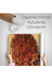 Yaprak Saçlı Afrikalı Ağaç Kadın Duvar Örtüsü - Halısı-6313