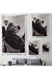 İskembe'de Oturan Mustafa Kemal Atatürk Duvar Örtüsü - Halısı-6315