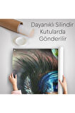 Gözdeki Kuş Sürreal Duvar Örtüsü-Halısı-6351