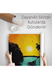Gece Gündüz Sürreal Duvar Örtüsü-Halısı-6357