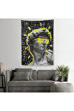 Michelangelo Buonarroti Davud Pop Art Duvar Örtüsü-Halısı-6376