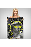 Michelangelo Buonarroti Davud Pop Art Duvar Örtüsü-Halısı-6376