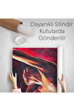 Dans Eden Kadın Dekoratif Duvar Örtüsü-Halısı-6399