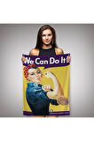 We Can Do İt Duvar Örtüsü-Halısı-6430