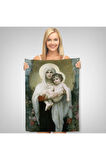 Meryem ve Oğlu İsa Duvar Örtüsü-Halısı - Jesus Christ -6438