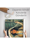 Kapıdan Bakan Cariye Duvar Örtüsü-Halısı - Arthur Wontner -6451