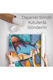 Saksafon Çalan Adam Kanvas Duvar Örtüsü-Halısı-6461