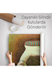 Piyano Çalan Kadın Duvar Örtüsü-Halısı-6495