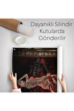 Müzisyen Kadın Dekoratif Duvar Örtüsü-Halısı-6496