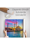 Ortaköy Camii ve Boğaziçi Köprüsü Manzarası Dekoratif Kanvas Duvar Örtüsü-Halısı-6508
