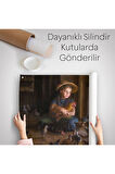 Kümesçi Küçük Kız Çocuğu Dekoratif Duvar Örtüsü-Halısı-6527