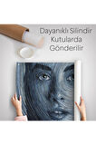 Sürreal Kadın Dekoratif Duvar Örtüsü-Halısı-6530