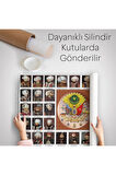 Osmanlı Padişahlarının Tümü Dekoratif Duvar Örtüsü-Halısı-6549