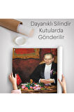 Keskin Bakışlı Atatürk Duvar Örtüsü-Halısı-6553