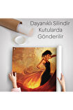 İspanyol Dansçı Kadın Duvar Örtüsü-Halısı-6595