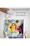 Sürrealizm Dekoratif Duvar Örtüsü-Halısı-6614