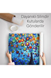 Sürreal Ağaçtaki Renkler Senfonisi Duvar Örtüsü-Halısı-6626
