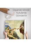 Ademin Yaratılışı Duvar Örtüsü-Halısı - The Creation of Adam-6631