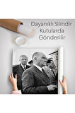 Atatürke Bakan Şükrü Kaya Dekoratif Duvar Örtüsü-Halısı-6637