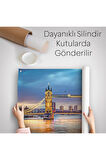 Londra Köprüsü Gece Manzara Duvar Örtüsü-Halısı-6638