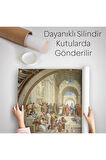 Atina Okulu Duvar Örtüsü-Halısı - Raffaello Sanzio-6642