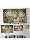 Atina Okulu Duvar Örtüsü-Halısı - Raffaello Sanzio-6642