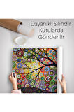 Sürreal Ağaçtaki Renkler Senfonisi Duvar Örtüsü-Halısı-6645