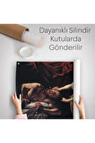 Jean Caravaggio Judith Holofernes'in Başını Keserken Duvar Örtüsü-Halısı-6646