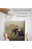 Darı Toplayıcı Kadınlar Duvar Örtüsü-Halısı - Jean-François - French-6652
