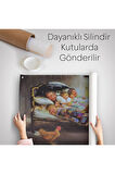 Mutluluğun Resmi Dianne Dengel'in Eseri Kanvas Duvar Örtüsü-Halısı-6661