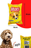 Havhav Hav's Sarı Renkli Peluş Cips Hışırtı Sesli Köpek Oyuncağı 
