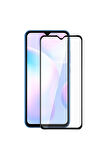 Xiaomi Redmi 9A Tam Kaplayan Çerçeveli Kırılmaz Temperli Ekran Koruyucu Cam