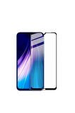 Xiaomi Redmi Note 8 Tam Kaplayan Çerçeveli Kırılmaz Temperli Ekran Koruyucu Cam