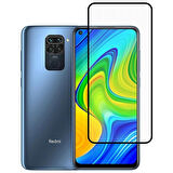 Xiaomi Redmi Note 9 Tam Kaplayan Çerçeveli Kırılmaz Temperli Ekran Koruyucu Cam