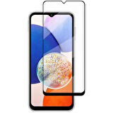Samsung Galaxy A14 Tam Kaplayan Çerçeveli Kırılmaz Temperli Ekran Koruyucu Cam