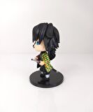 Demon Slayer Kimetsu No Yaiba Giyu Tomioka Anime Figür Biblo Oyuncak 11 cm