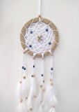 Nazar Boncuklu Düş Kapanı Dreamcatcher Kuş Tüyü Duvar Süsü Ev Dekor