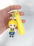 Hunter x Hunter Kurapika Karakter Figür Silikon Anahtarlık Çanta Süsü Oyuncak Aksesuar 12816
