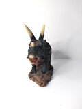Triceratops Dinazor Hayvan Biblo Heykel Ev Ofis Dekorasyon 3D Görünümlü 