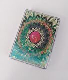 Ayna Cep Çanta Seyehat Aynası Sulu Pullu Makyaj Kozmetik Büyüteç Kompakt     