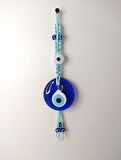 Cam Nazar Kötü Göz Kovucu Hand Made Ağaç Duvar Dekorasyonu Makrome Nazarlık Duvar Ağaç Ev Süsü