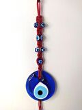 Cam Nazar Kötü Göz Kovucu Hand Made Ağaç Duvar Dekorasyonu Makrome Nazarlık Duvar Ağaç Ev Süsü