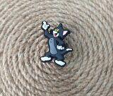 Terlik Ayakkabı Sandalet Süsü Kedi 1 Adet Silikon Kız Erkek Aksesuar 