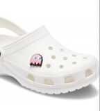 Terlik Ayakkabı Sandalet Tokası Pac Man Pinky  1 Adet Silikon Kız Erkek Aksesuar Hediye  